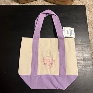 Trader Joe's Purple mini tote